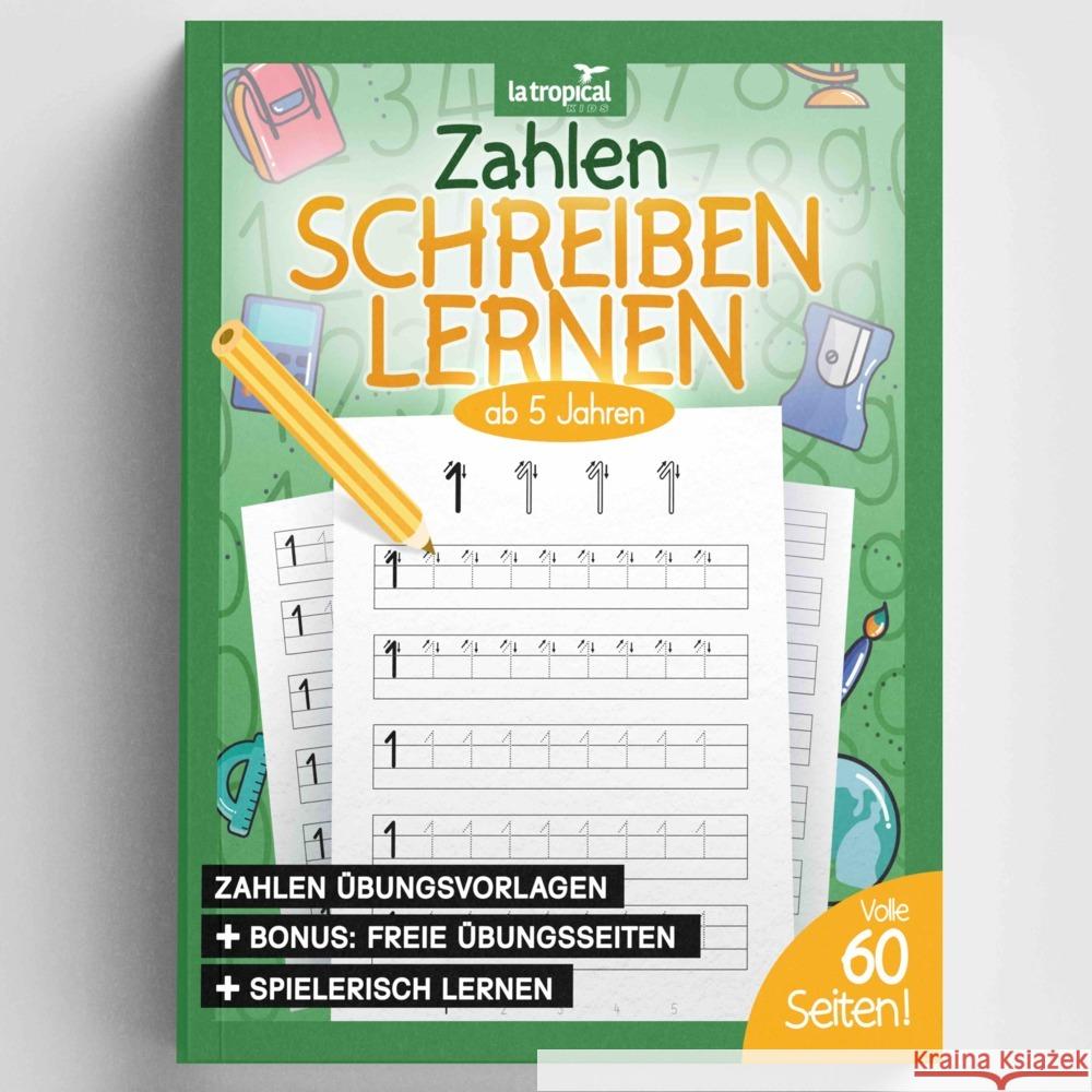 Zahlen schreiben lernen ab 5 Jahren Ludwig, David 9783969080245 La Tropical Publishing - książka