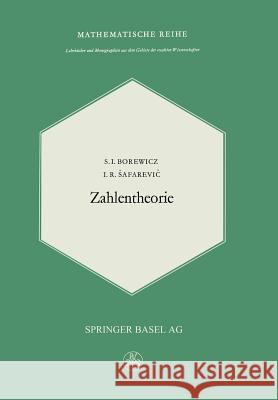 Zahlentheorie S. J. Borewicz Safarewic 9783034869454 Birkhauser - książka