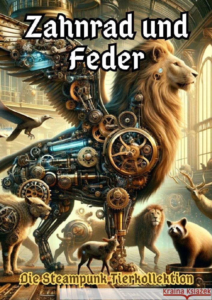 Zahnrad und Feder: Die Steampunk Tierkollektion Maxi Pinselzauber 9783384152817 Tredition Gmbh - książka