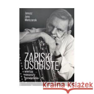 Zapiski osobiste Mielczarek Janusz 9788365994547 GALERIA LITERACKA - książka