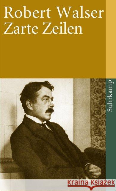 Zarte Zeilen : Prosa aus der Berner Zeit 1926 Walser, Robert 9783518376188 Suhrkamp - książka