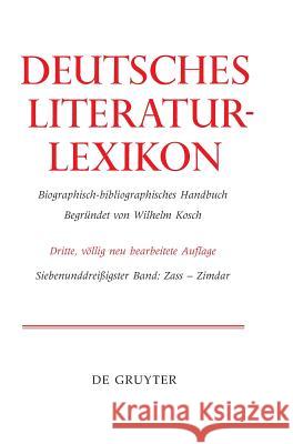 Zass - Zimdar No Contributor 9783110476996 de Gruyter - książka