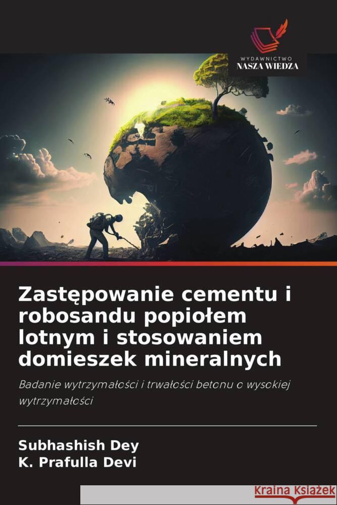 Zastepowanie cementu i robosandu popiolem lotnym i stosowaniem domieszek mineralnych Dey, Subhashish, Devi, K. Prafulla 9786208384937 Wydawnictwo Nasza Wiedza - książka