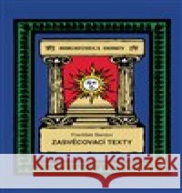 Zasvěcovací texty František Bardon 9788074391361 Vodnář - książka