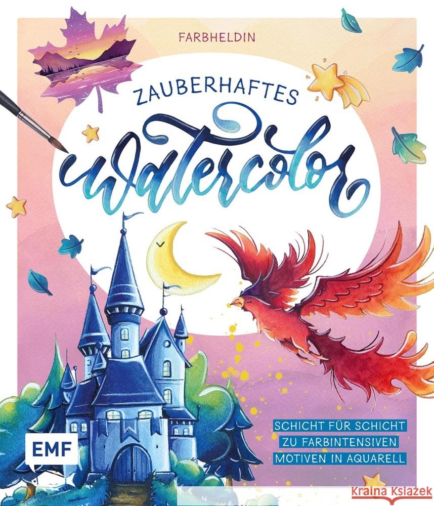 Zauberhaftes Watercolor Hensler, Carolin 9783745928174 Edition Michael Fischer - książka