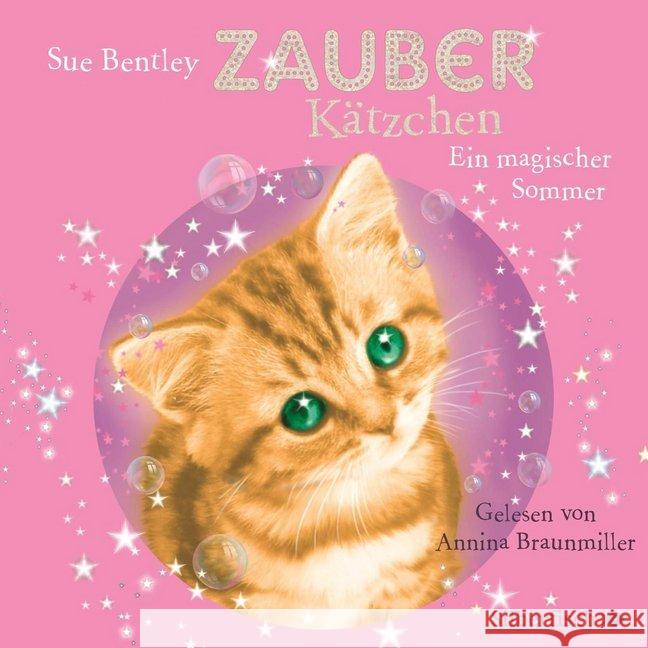 Zauberkätzchen - Ein magischer Sommer, 1 Audio-CD : ungek. Ausg. Bentley, Sue 9783867427166 Silberfisch - książka