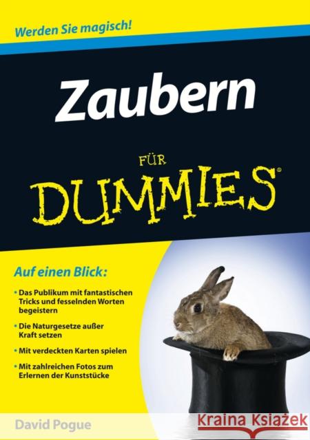 Zaubern fur Dummies David Pogue 9783527700943 JOHN WILEY AND SONS LTD - książka