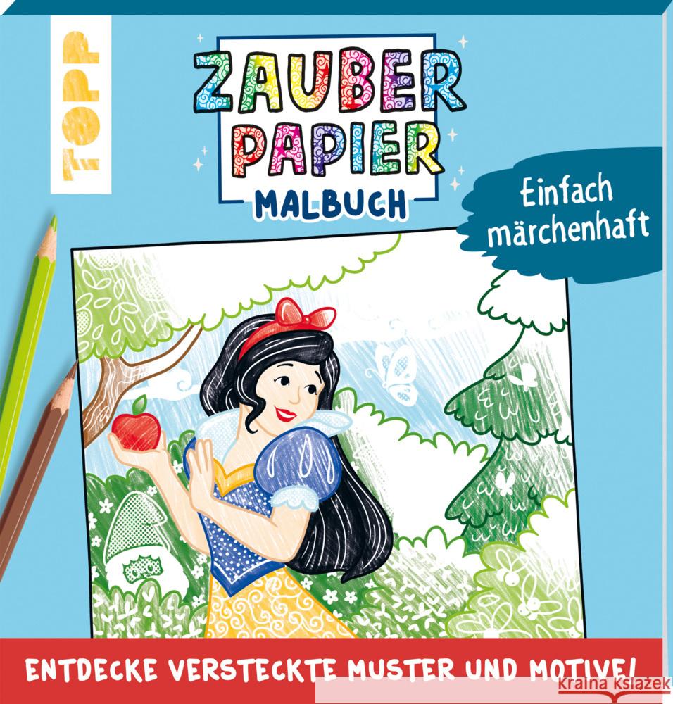 Zauberpapier Malbuch Einfach märchenhaft Pitz, Natascha 9783772444777 Frech - książka