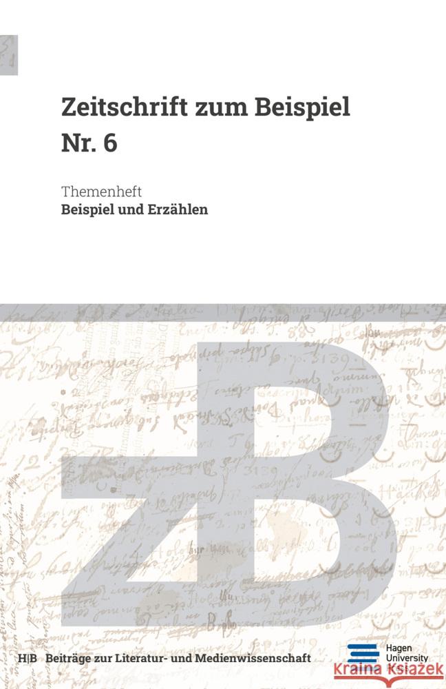 z.B. Zeitschrift zum Beispiel Nummer 6  9783987674853 Hagen University Press - książka