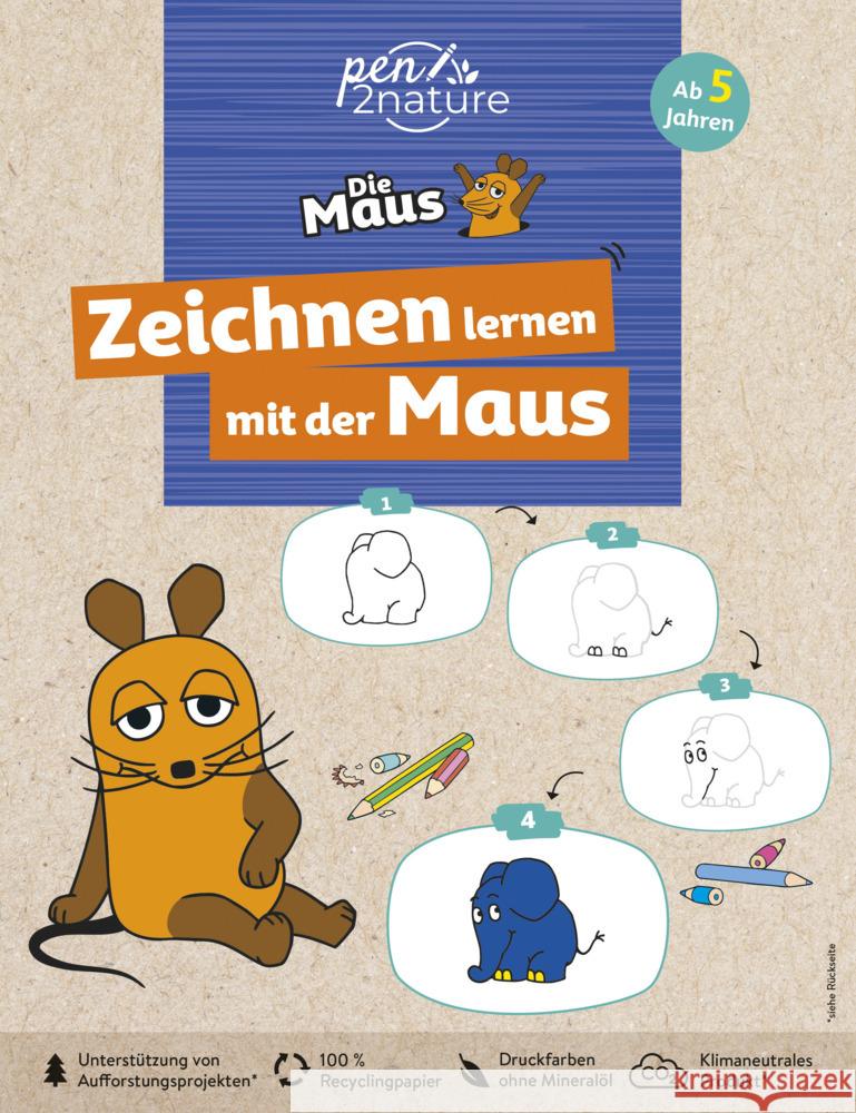 Zeichnen lernen mit der Maus. Zeichenschule für Kinder ab 5 Jahren  9783987640544 Good Life Books & Media GmbH - książka