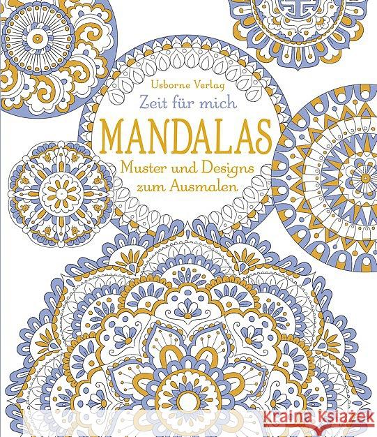Zeit für mich: Mandalas : Muster und Designs zum Ausmalen Bone, Emily 9781782324799 Usborne Verlag - książka