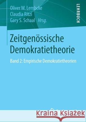 Zeitgenössische Demokratietheorie Lembcke, Oliver W. 9783658063627 Springer vs - książka