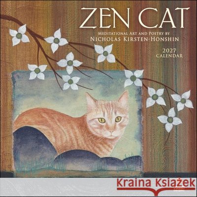 Zen Cat 2027 Wall Calendar Nicholas Kirsten-Honshin 9798881608323 Andrews McMeel Publishing - książka