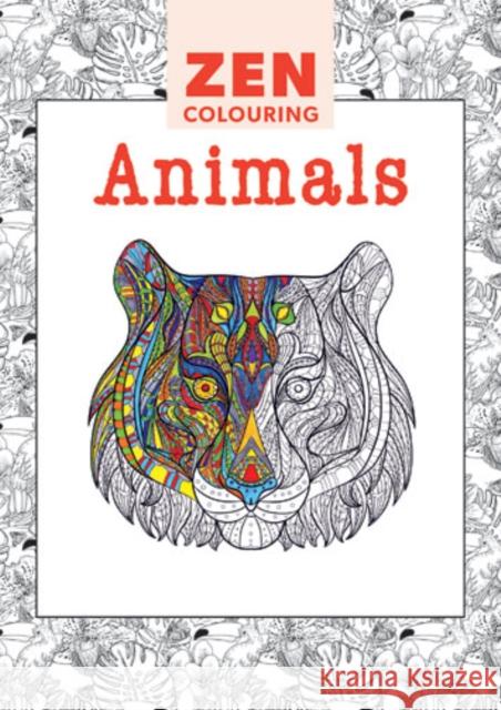 Zen Colouring - Animals   9781784940959 GUILD OF MASTER CRAFTSMEN - książka