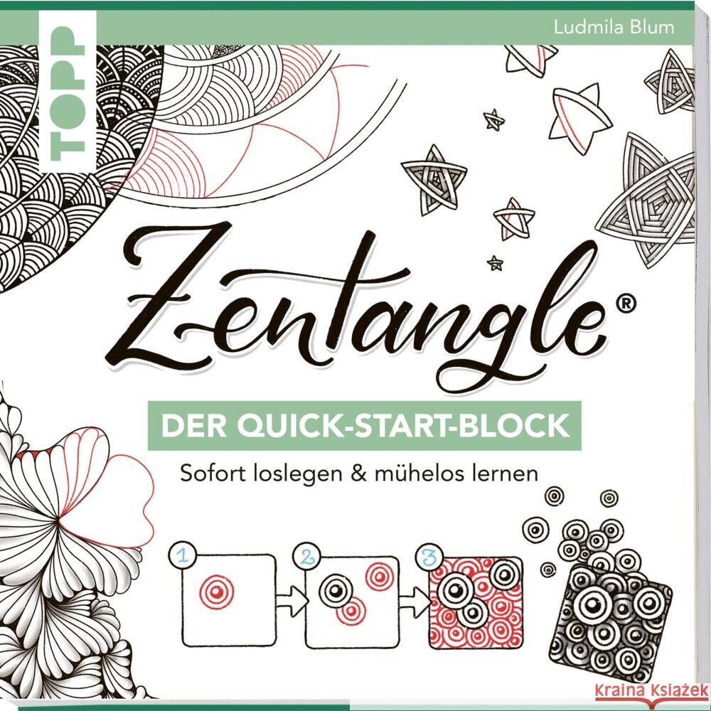 Zentangle®. Der Quick-Start-Block Blum, Ludmila 9783772468728 Frech - książka