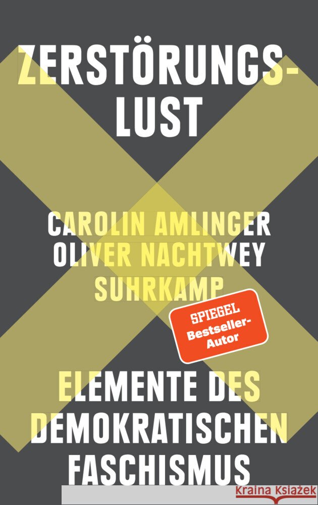 Zerstörungslust Amlinger, Carolin, Nachtwey, Oliver 9783518432662 Suhrkamp - książka