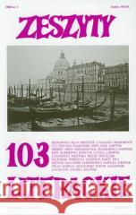 Zeszyty literackie 103 3/2008 praca zbiorowa 5902490412248 Fundacja Zeszyty Literackie - książka