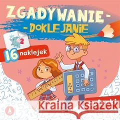 Zgadywanie-doklejanie. Cyferki Sabina Grabias 9788382073836 Skrzat - książka