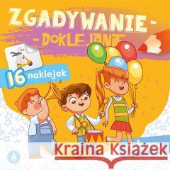 Zgadywanie-doklejanie. Rebusy Sabina Grabias 9788382073799 Skrzat - książka