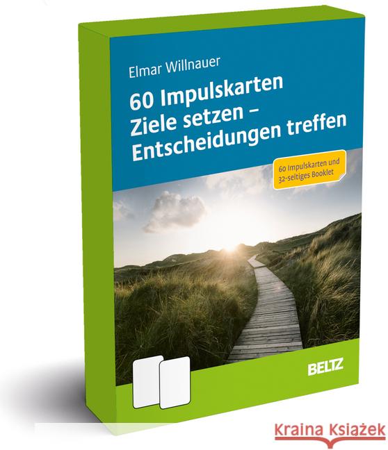Ziele setzen - Entscheidungen treffen : 60 Impulskarten mit 48-seitigem Booklet Willnauer, Elmar 4019172300036 Beltz - książka
