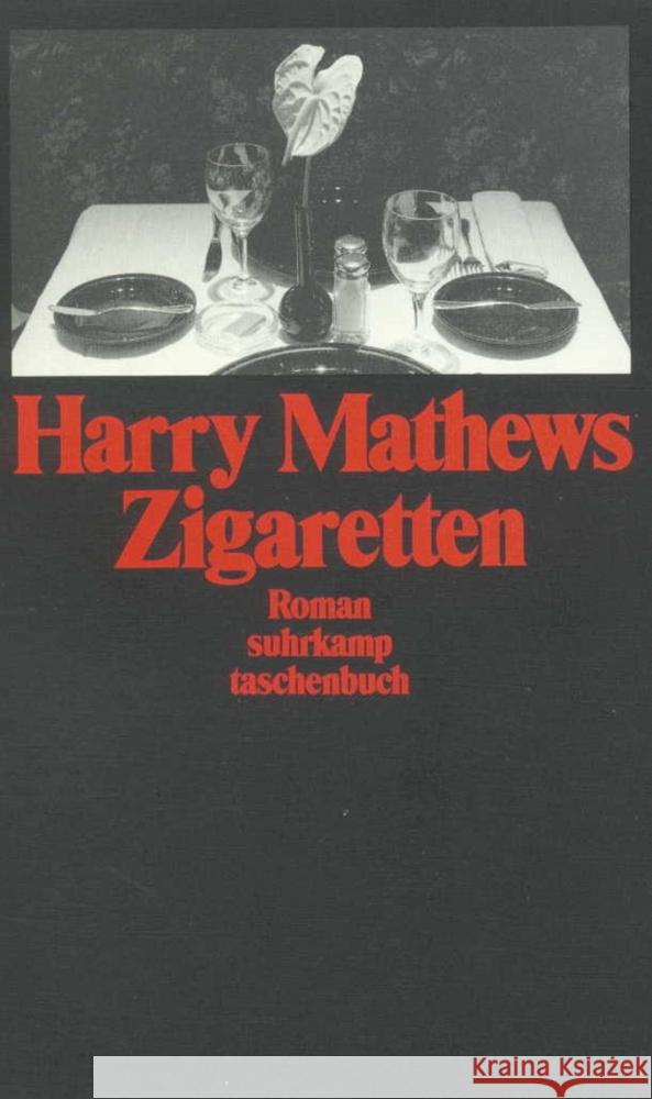 Zigaretten Mathews, Harry 9783518387689 Suhrkamp Verlag - książka