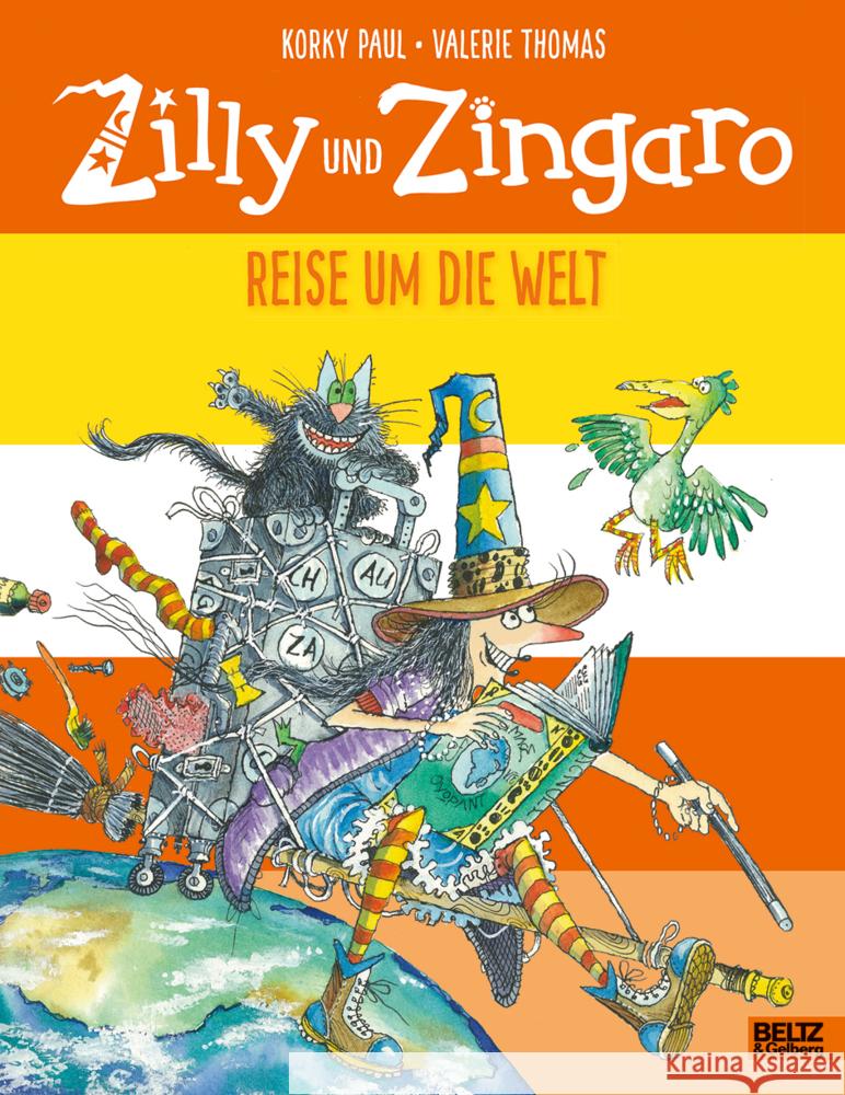 Zilly und Zingaro. Reise um die Welt Paul, Korky, Thomas, Valerie 9783407762436 Beltz - książka