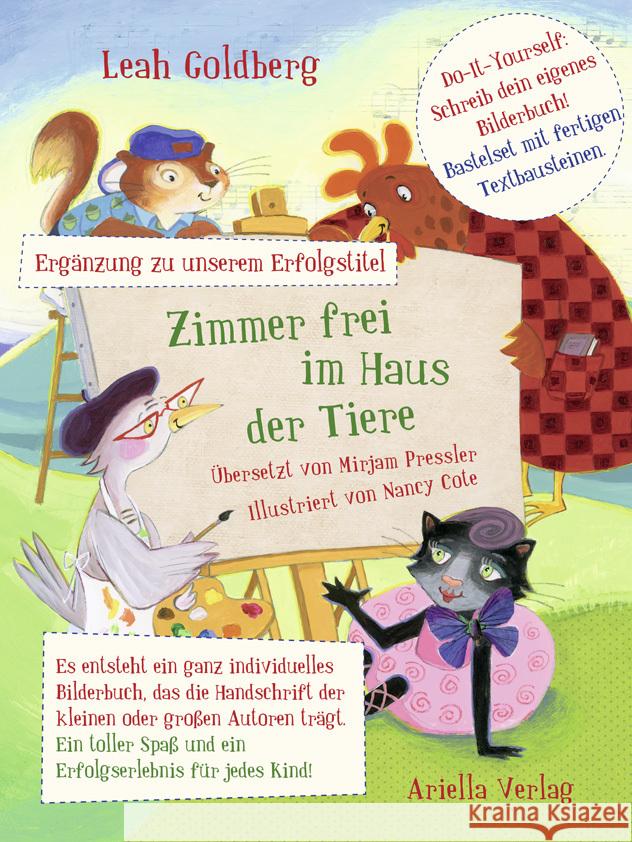 Zimmer Frei im Haus der Tiere - Bilderbuch-Kreativset Goldberg, Leah 9783945530191 Ariella - książka