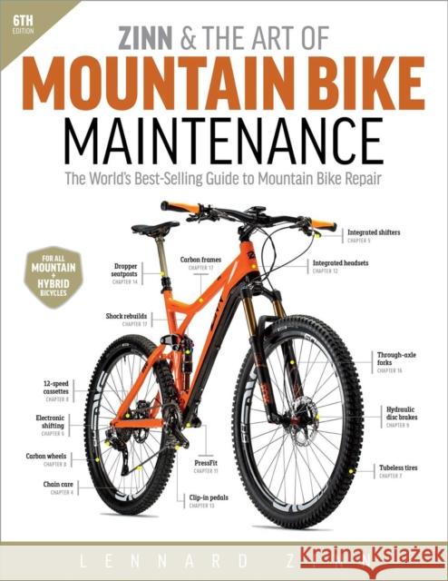 Zinn & the Art of Mountain Bike Maintenance: The World's Best-Selling Guide to Mountain Bike Repair Zinn 9781937715472 VeloPress - książka