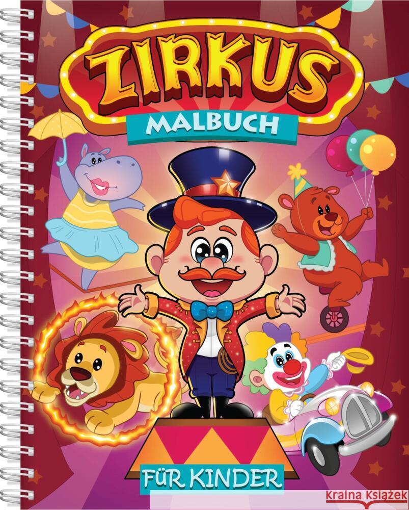 Zirkus-Malbuch für Kinder Topulo-Verlag 9783689050740 Topulo-Verlag - książka