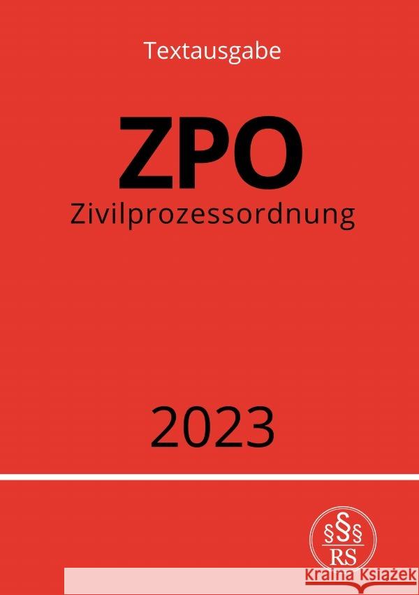 Zivilprozessordnung - ZPO Studier, Ronny 9783757528607 epubli - książka