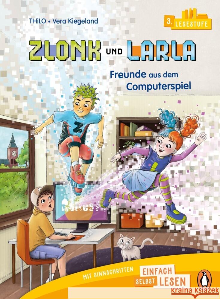 Zlonk und Larla - Freunde aus dem Computerspiel Thilo 9783328303688 Penguin Junior - książka