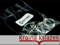 Znaczniki akryl transparentne okrągłe 15x3mm 10szt  5903794170131 Crafters - książka