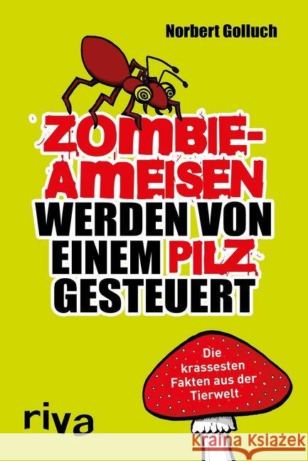 Zombieameisen werden von einem Pilz gesteuert : Die krassesten Fakten aus der Tierwelt Golluch, Norbert 9783868839760 Riva - książka