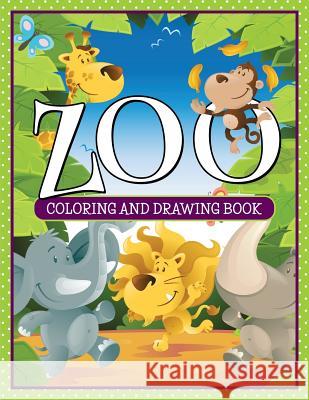 Zoo Coloring and Drawing Book Marshall Koontz 9781681459714 Speedy Kids - książka