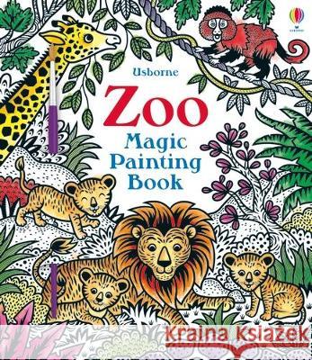 Zoo Magic Painting Book Sam Taplin Federica Iossa 9781805070429 Usborne Books - książka