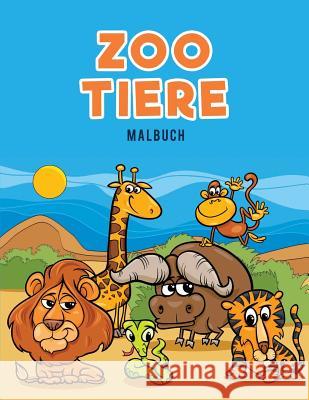 Zoo Tiere Malbuch Coloring Pages for Kids 9781635894356 Coloring Pages for Kids - książka