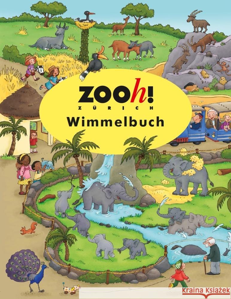 Zoo Zürich Wimmelbuch Görtler, Carolin 9783947188758 Wimmelbuchverlag - książka