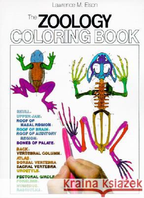 Zoology Coloring Book: A Coloring Book Elson, Lawrence M. 9780064603010 HarperCollins Publishers - książka