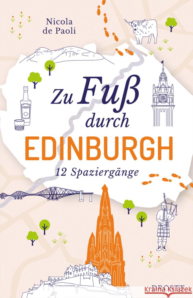 Zu Fuß durch Edinburgh De Paoli, Nicola 9783770025084 Droste - książka