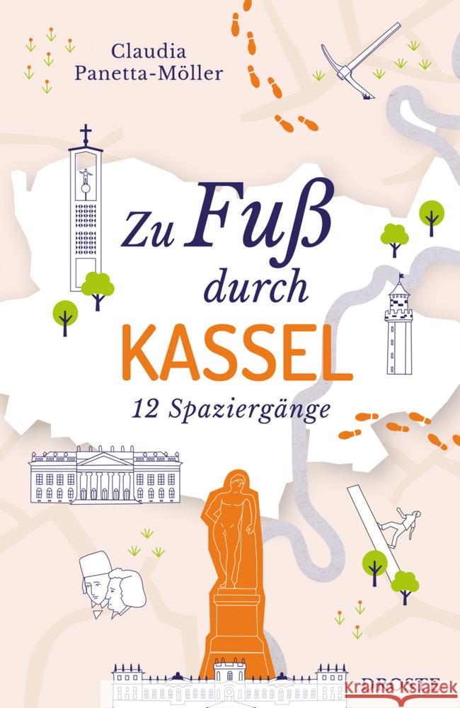 Zu Fuß durch Kassel Panetta-Möller, Claudia 9783770024650 Droste - książka