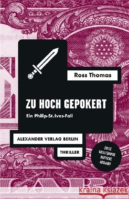 Zu hoch gepokert Thomas, Ross 9783895815898 Alexander Verlag - książka