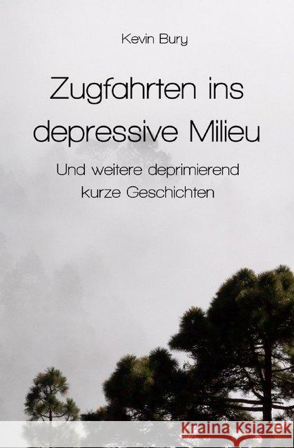 Zugfahrten ins depressive Milieu : Und weitere deprimierend kurze Geschichten Bury, Kevin 9783748500254 epubli - książka