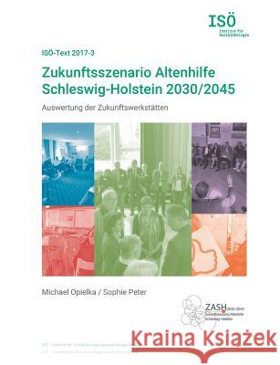 Zukunftsszenario Altenhilfe Schleswig-Holstein 2030/2045: Auswertung der Zukunftswerkstätten (ISÖ-Text 2017-3) Michael Opielka, Sophie Peter 9783746064017 Books on Demand - książka