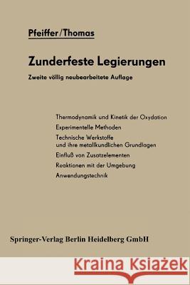 Zunderfeste Legierungen Harald Pfeiffer, Hans Thomas 9783642491542 Springer-Verlag Berlin and Heidelberg GmbH &  - książka