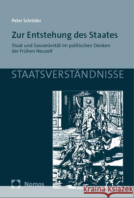 Zur Entstehung des Staates Schröder, Peter 9783848780259 Nomos - książka