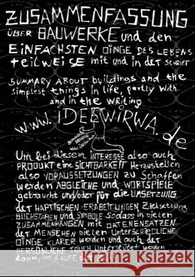 Zusammenfassung über Bauwerke und den Einfachsten Dingen des Lebens, teilweise mit und in der Schrift Ebner, Sebastian 9783384628510 ideewirwa - książka