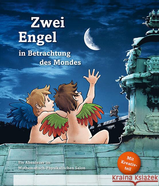 Zwei Engel in Betrachtung des Mondes Lauterbach, Grit 9783954986255 Sandstein - książka