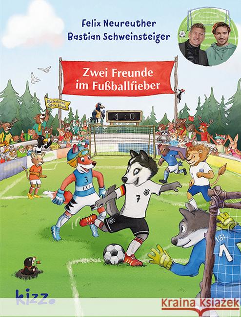 Zwei Freunde im Fußballfieber Schweinsteiger, Bastian; Neureuther, Felix 9783451714443 Herder, Freiburg - książka