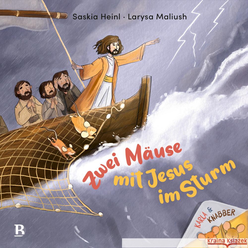 Zwei Mäuse mit Jesus im Sturm Heinl, Saskia 9783417010688 SCM R. Brockhaus - książka