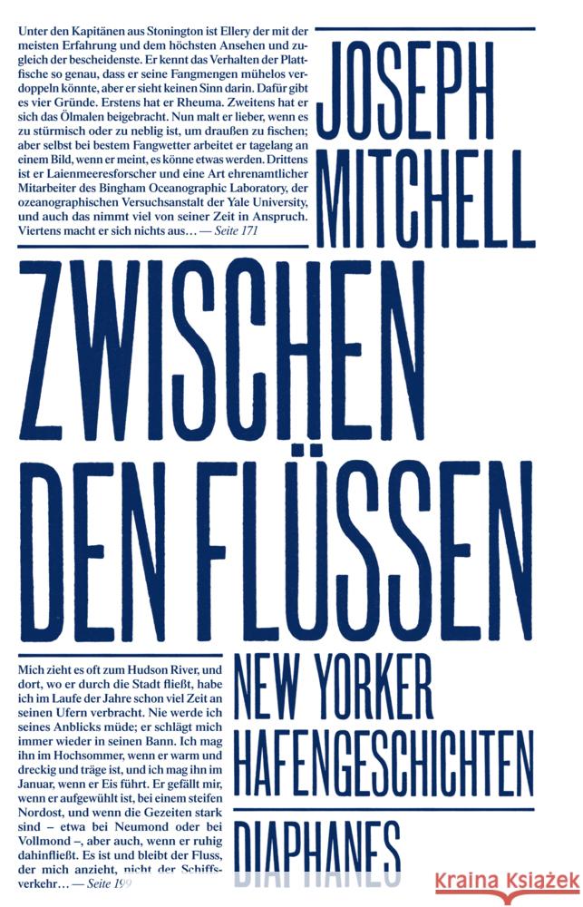 Zwischen den Flüssen Mitchell, Joseph 9783035804126 diaphanes - książka